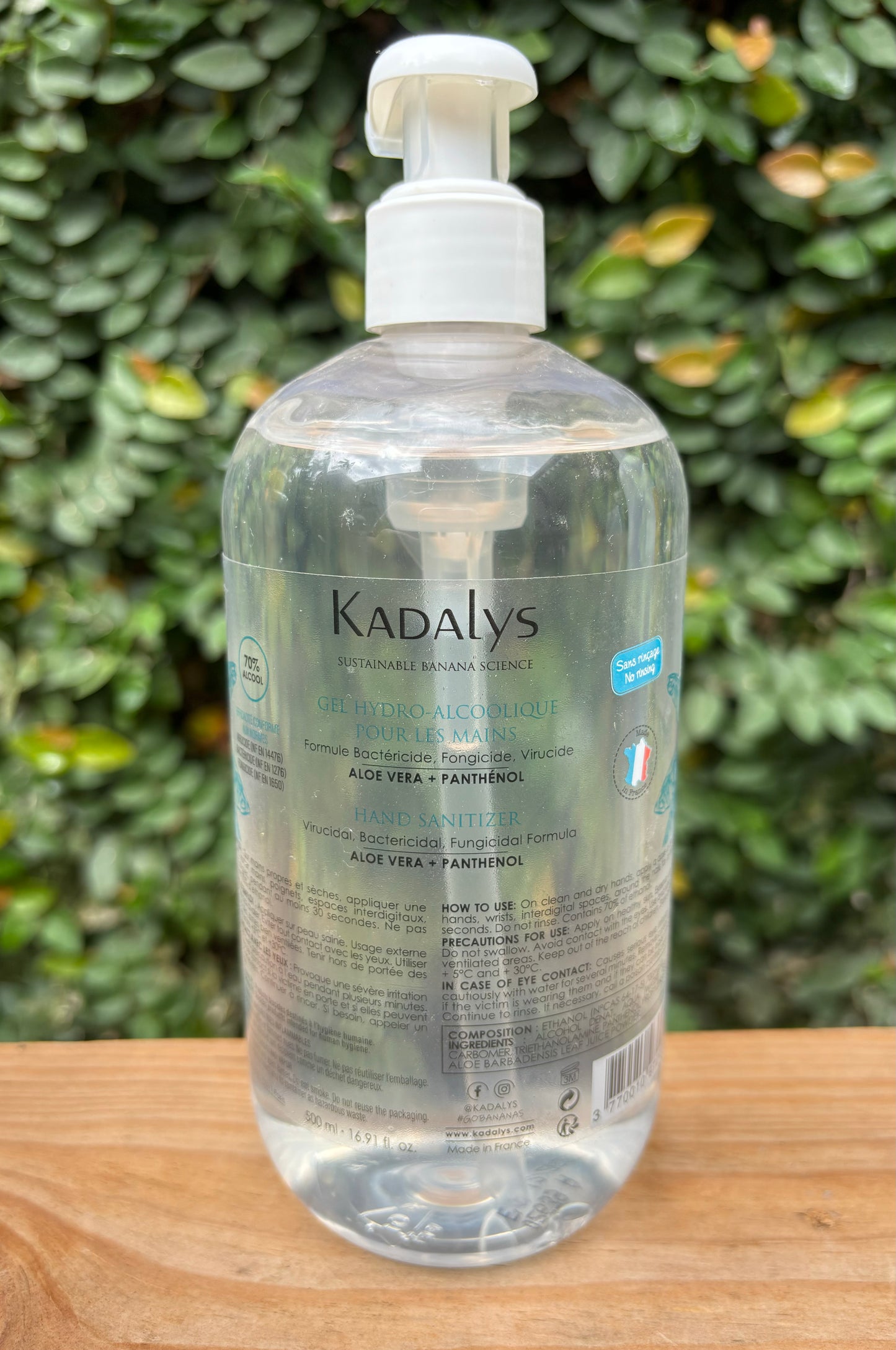 Kadalys - Gel hydroalcoolique 500 ml