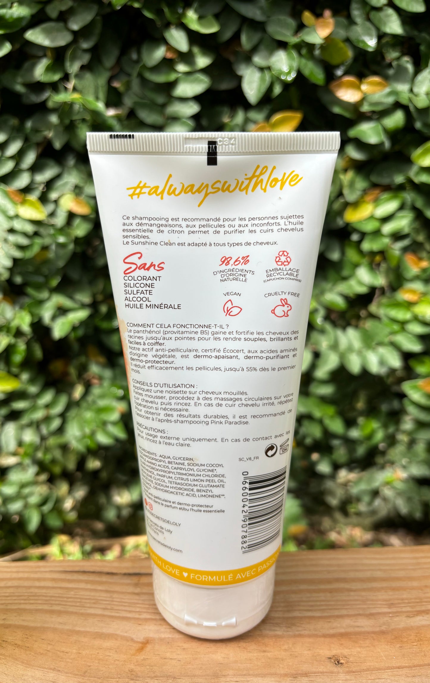 Les Secrets de Loly - Shampoing sushine clean 200 ml