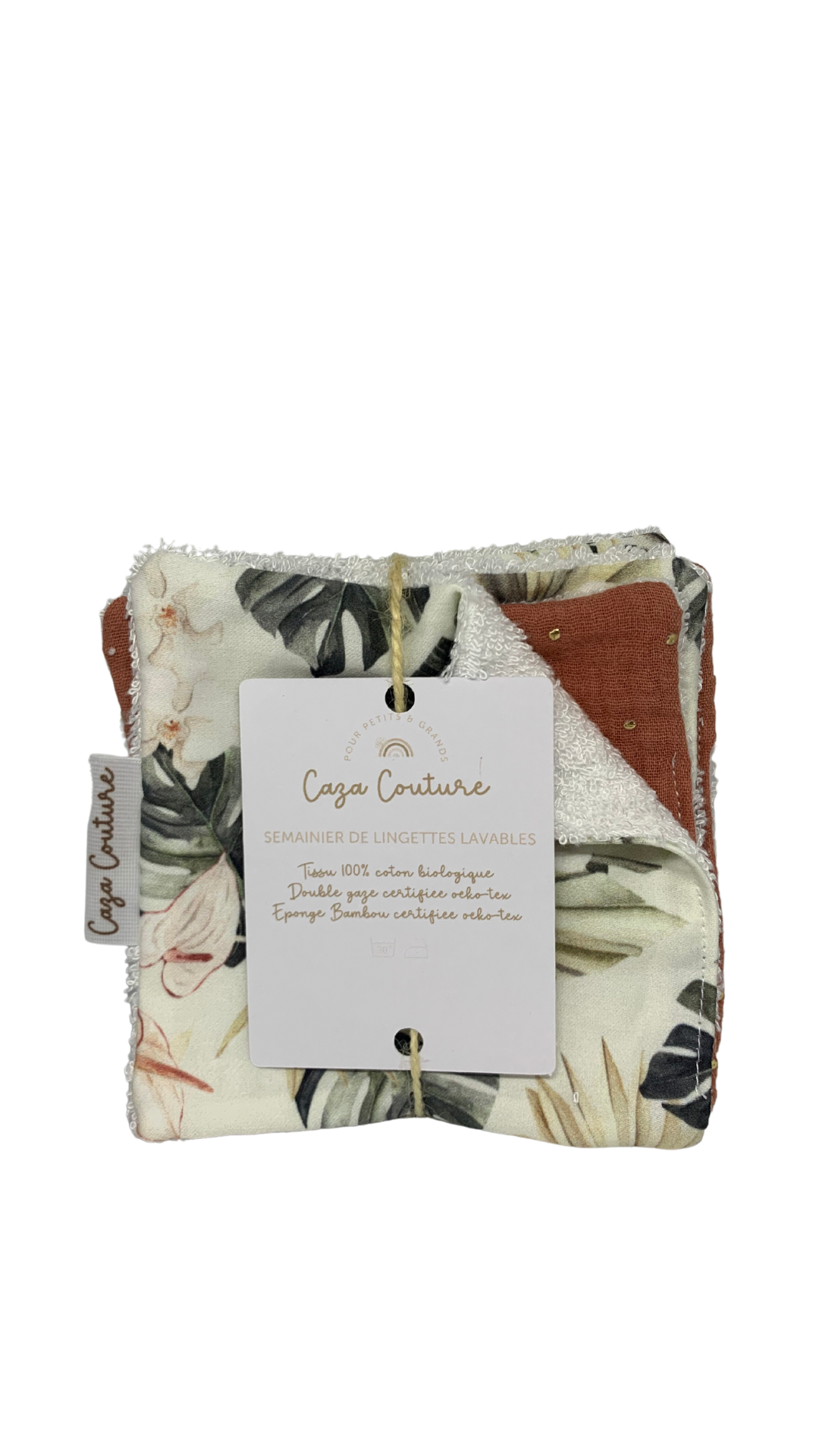 Caza Couture - Semainier de lingettes